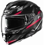 HJC F71 Carbon Esira Helm, schwarz-rot, Gr&ouml;&szlig;e S f&uuml;r M&auml;nner