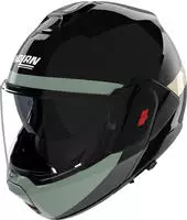 Nolan N1F0008503588, Nolan N120-1 Blocco Klapphelm Schwarz Grau Gr&uuml;n male