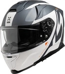 IXS X1-330236-M19-M, IXS Rapid 2.0 Graphic Helm Grau Weiss male
