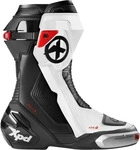 XPD S112-011-44, XPD XP9-R Air perforierte Motorrad Stiefel Schwarz Weiss male