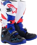 Alpinestars 2012014-1732-13, Alpinestars Tech 7 Motocross Stiefel Schwarz Weiss Blau