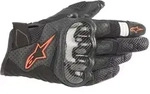 Alpinestars SMX 1 Air V2 Motorrad Handschuhe, schwarz-rot, Gr&ouml;&szlig;e S f&uuml;r M&auml;nner