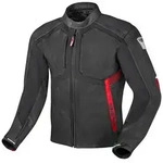 Berik Flexius Motorrad Lederjacke, schwarz-rot, Gr&ouml;&szlig;e 50 f&uuml;r M&auml;nner