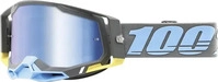 100% 50010-00008, 100% 100% Racecraft II Trinidad Motocross Brille Grau Blau...