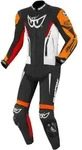 Berik Monza 2-Teiler Motorrad Lederkombi, schwarz-weiss-rot-orange, Gr&ouml;&szlig;e 50 f&uuml;r