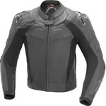 B&uuml;se Assen Motorrad Lederjacke, schwarz, Gr&ouml;&szlig;e 27 f&uuml;r M&auml;nner