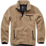 Brandit Teddyfleece Pullover, beige, Gr&ouml;&szlig;e 2XL f&uuml;r M&auml;nner