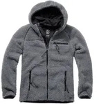 Brandit Teddyfleece Worker Jacke, schwarz-grau, Gr&ouml;&szlig;e L f&uuml;r M&auml;nner