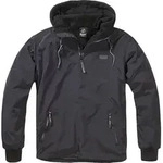 Brandit Luke Windbreaker Jacke, schwarz, Gr&ouml;&szlig;e 5XL f&uuml;r M&auml;nner
