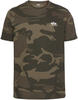 Alpha Industries Backprint Camo T-Shirt 128507C-239-XL