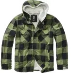 Brandit Lumber Jacke, schwarz-gr&uuml;n, Gr&ouml;&szlig;e M f&uuml;r M&auml;nner