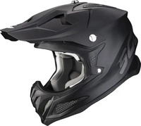 Scorpion 32-100-10-05, Scorpion VX-22 Air Solid Motocross Helm Schwarz male