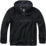 Brandit Teddyfleece Worker Pullover, schwarz, Gr&ouml;&szlig;e 5XL f&uuml;r M&auml;nner