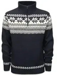 Brandit Troyer Norweger Pullover, weiss-blau, Gr&ouml;&szlig;e XL f&uuml;r M&auml;nner