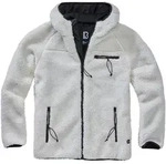 Brandit Teddyfleece Worker Jacke, weiss, Gr&ouml;&szlig;e L f&uuml;r M&auml;nner