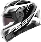 Schuberth 4219013360, Schuberth S3 Storm Helm Schwarz Weiss Silber male