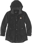 Carhartt Loose Fit Weathered Duck Damen Mantel 105512-BLK-S003
