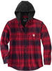 Carhartt Flannel Fleece Lined Hooded Hemd 105621-R09-S007