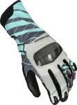 Macna 190-6283-XXL-140, Macna Krown perforierte Damen Motorrad Handschuhe Schwarz