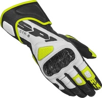 Spidi A221-394-XXL, Spidi STR-6 Motorradhandschuhe Schwarz Weiss Gelb male