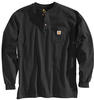 Carhartt Workwear Pocket Henley Langarmshirt .K128.BLK.S006