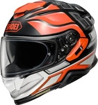 Shoei 11141363, Shoei GT-Air 2 Notch Helm Schwarz Orange male
