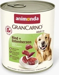 Animonda 41019, Animonda GranCarno Adult Rind + Entenherzen 800 g - 6 St&uuml;ck