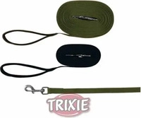 Trixie 19921, Trixie Schleppleine Gurtband schwarz, Ma&szlig;e: 15 m / 20 mm