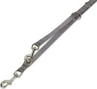 Nobby 79099-42, Nobby F&uuml;hrleine Classic mausgrau, Ma&szlig;e: 200 cm / 15 mm