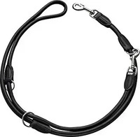 Hunter 40539, Hunter Verstellbare F&uuml;hrleine Round & Soft schwarz, Gr&ouml;&szlig;e: 8...