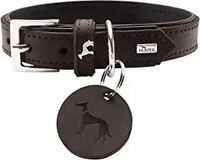 Hunter 66170, Hunter Halsband Larvik dunkelbraun/schwarz, Gr&ouml;&szlig;e: 55 cm /...