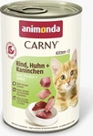 Animonda 9114401, Animonda Carny Kitten mit Rind, Huhn + Kaninchen 400 g - 12 St&uuml;ck