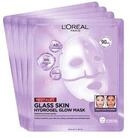 L'Or&eacute;al Paris Revitalift Filler Glass Skin Hydrogel Glow Mask 4er Box...