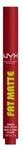 NYX Professional Makeup Fat Matte Smooth Lippenstift