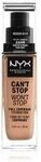NYX Professional Makeup Can't Stop Won't Stop 24-Hour Foundation Fl&uuml;ssige Foundation