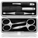 Zwilling Manik&uuml;re Set 5tlg. mit Nagelschere Leder, in Schwarz Manik&uuml;re-Set