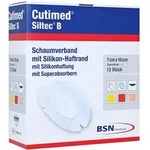 Cutimed Siltec B Schaumverb.7x10 cm oval 12 St