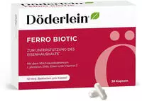 D&Ouml;DERLEIN Ferro Biotic - Eisen + Milchs&auml;urebakterien + Vit C 30 St