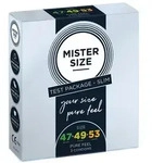 Mister Size &laquo;Slim (47-49-53)&raquo; Anprobierpackung - Ma&szlig;kondome (3 Kondome) 3 St