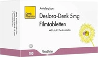 PZN-DE 16606199, Denk Pharma Deslora-Denk 5 mg Filmtabletten 100 St, Grundpreis: