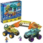 Hot Wheels Mega Hot Wheels Monster Trucks Mega-Wrex Knochen Crash Stuntbahn