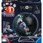 Ravensburger 3D Puzzle Sternenglobus mit Glow-in-the-Dark Effekt, 180 Teile