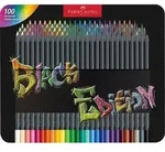 Faber-Castell Buntstifte Black Edition 100er Metalletui