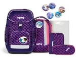 ergobag Maxi-Set Schulrucksack-Set PerlentauchB&auml;r LUMI Edition, 6-teilig