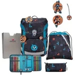 DerDieDas ErgoFlex Easy Schulranzen-Set 5tgl. Ninja Fighter 22,5 Liter