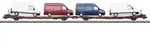 M&auml;rklin 47430 H0 Flachwagen-Paar Laads 800B, Transwaggon GmbH, Ep. VI