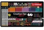 Multi-Liner-Set - STABILO Creative Tips - ARTY - 50er Metalletui - URBAN - in 10