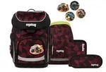 ergobag cubo Set Schulranzen-Set UnaufhaltB&auml;r Schwarz Rot 5-teilig 19 Liter