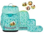 ergobag Cubo Set Schulranzen-Set ReitB&auml;rtraum, 5-teilig Blau T&uuml;rkis 19 Liter