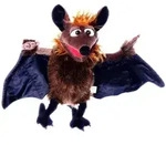 Living Puppets Gaston die Fledermaus, 60cm